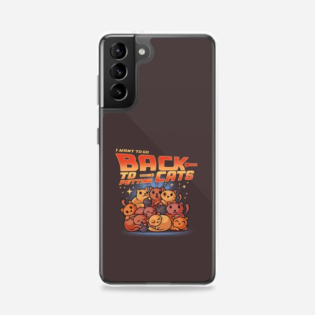 Back To Petting Cats-Samsung-Snap-Phone Case-erion_designs