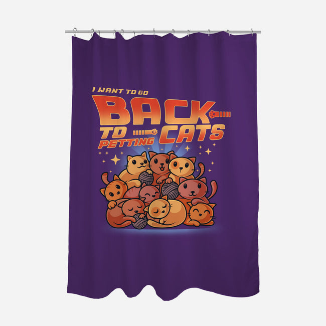 Back To Petting Cats-None-Polyester-Shower Curtain-erion_designs