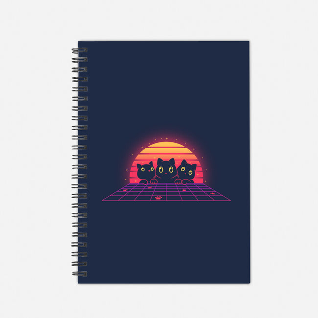 Retro Kitens-None-Dot Grid-Notebook-erion_designs