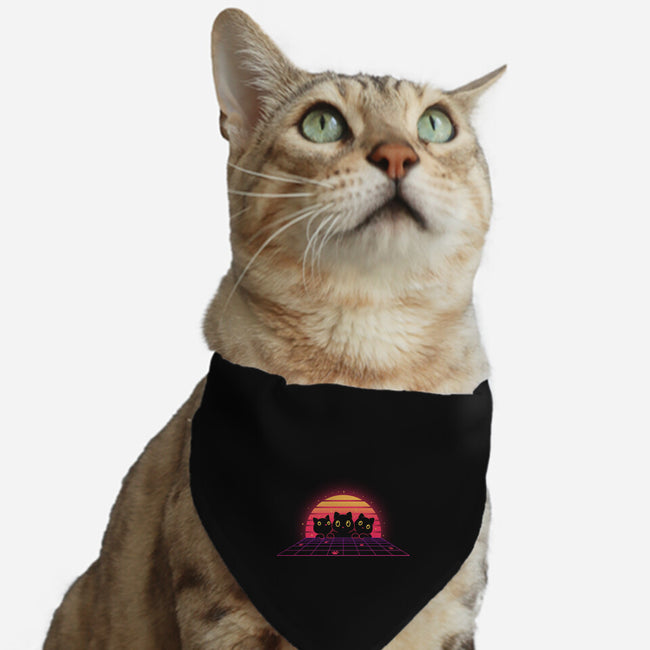 Retro Kitens-Cat-Adjustable-Pet Collar-erion_designs