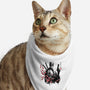 Merc Portrait Sumi-e-Cat-Bandana-Pet Collar-DrMonekers