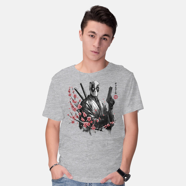 Merc Portrait Sumi-e-Mens-Basic-Tee-DrMonekers