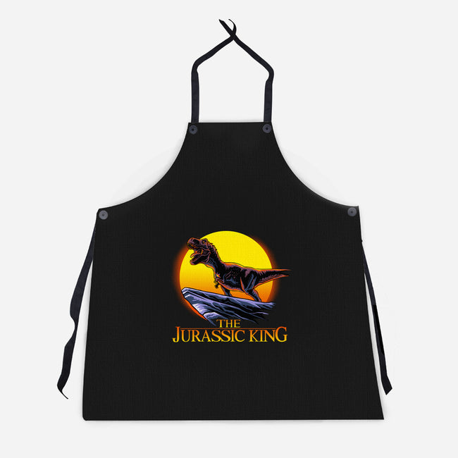 Jurassic King-Unisex-Kitchen-Apron-daobiwan