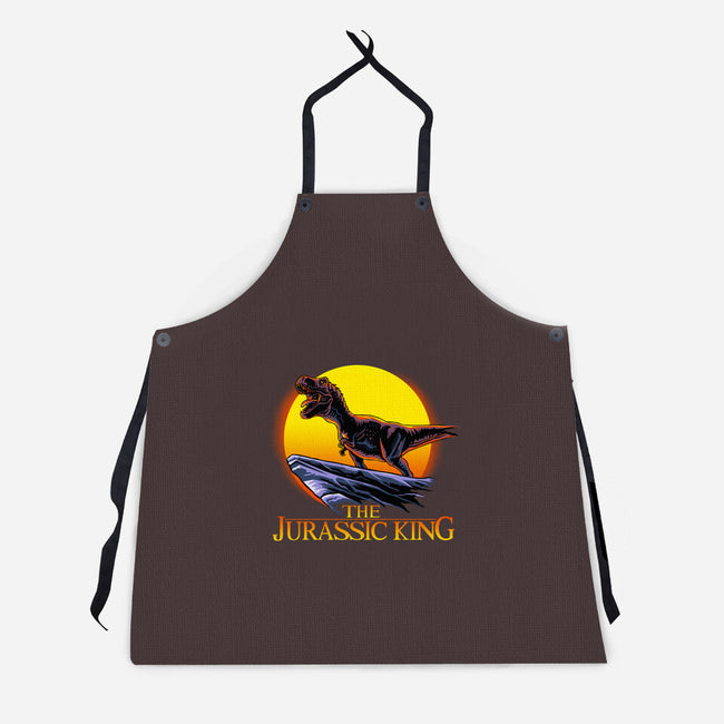 Jurassic King-Unisex-Kitchen-Apron-daobiwan