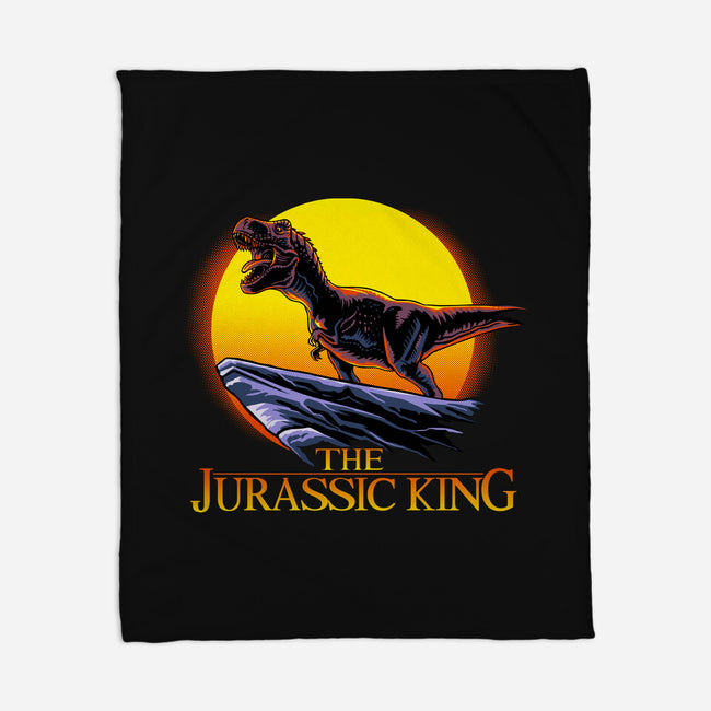 Jurassic King-None-Fleece-Blanket-daobiwan