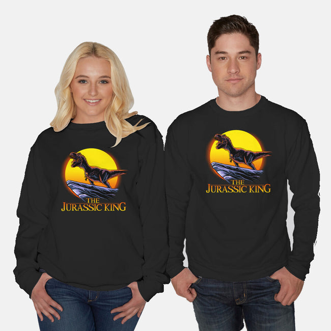 Jurassic King-Unisex-Crew Neck-Sweatshirt-daobiwan