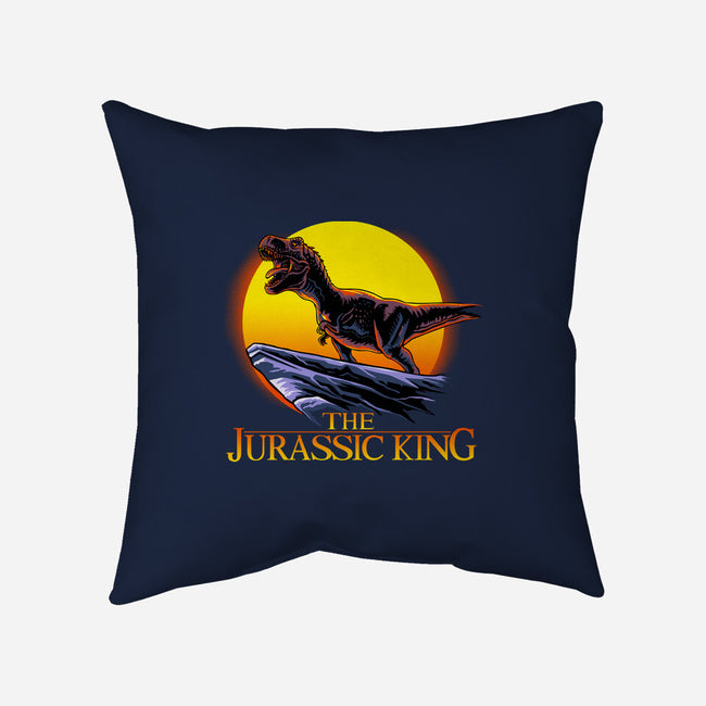 Jurassic King-None-Non-Removable Cover w Insert-Throw Pillow-daobiwan