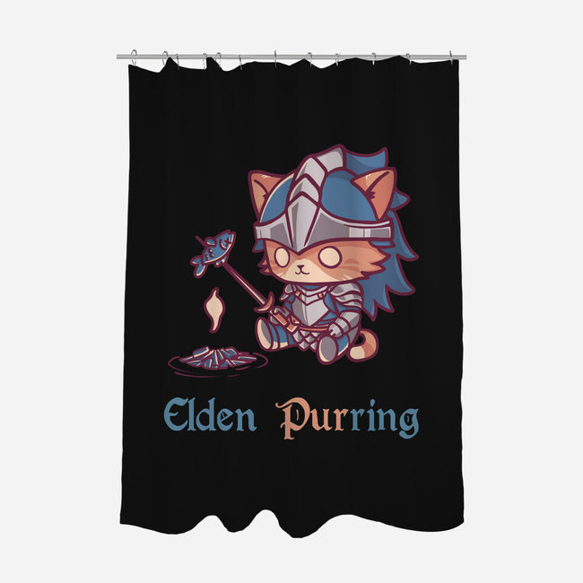 Elden Purring-None-Polyester-Shower Curtain-Dokimons