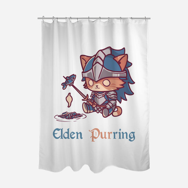 Elden Purring-None-Polyester-Shower Curtain-Dokimons