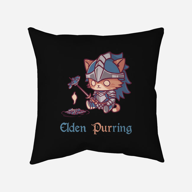 Elden Purring-None-Removable Cover w Insert-Throw Pillow-Dokimons