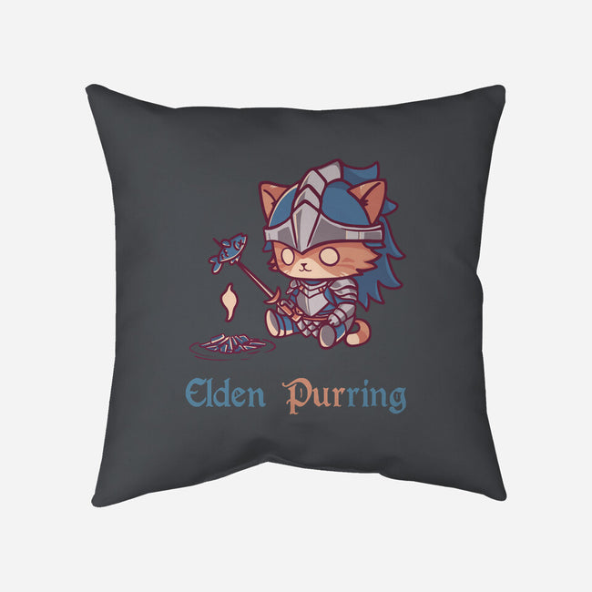 Elden Purring-None-Removable Cover w Insert-Throw Pillow-Dokimons