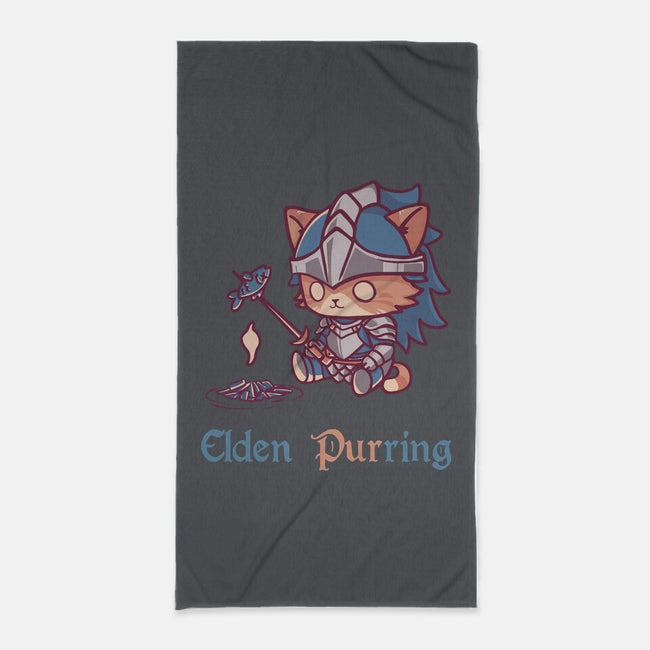 Elden Purring-None-Beach-Towel-Dokimons