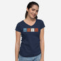 Patriotism Is Elemental-Womens-V-Neck-Tee-kg07