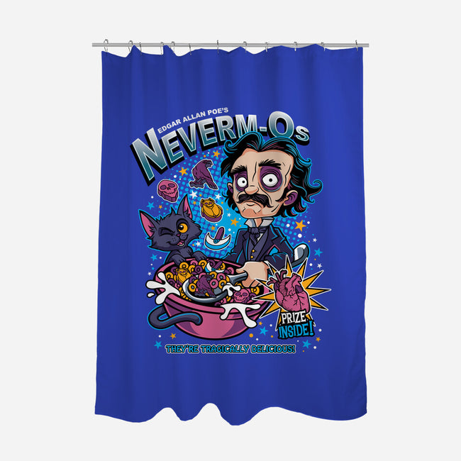 Poe's Neverm-o's-None-Polyester-Shower Curtain-Adrianne D