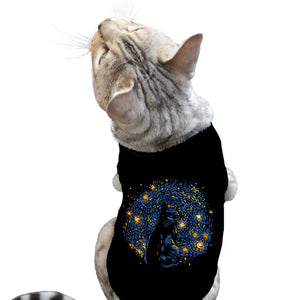 Starry Night Black Cat