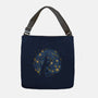 Starry Night Black Cat-None-Adjustable Tote-Bag-tobefonseca