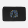 Starry Night Black Cat-None-Memory Foam-Bath Mat-tobefonseca