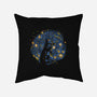 Starry Night Black Cat-None-Non-Removable Cover w Insert-Throw Pillow-tobefonseca