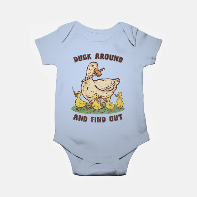 Duck Around-Baby-Basic-Onesie-kg07