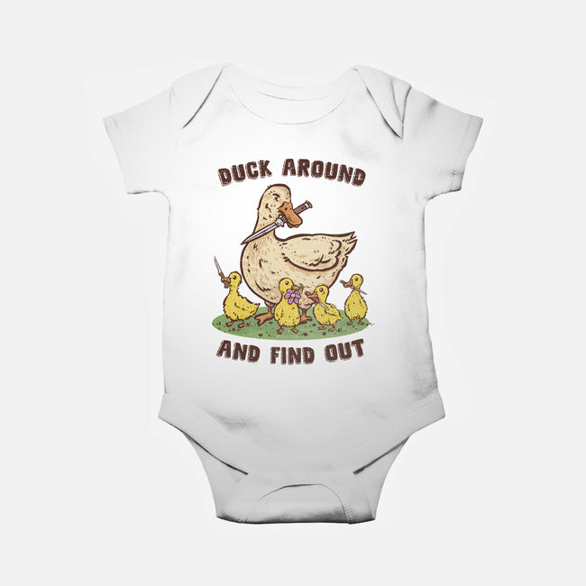 Duck Around-Baby-Basic-Onesie-kg07