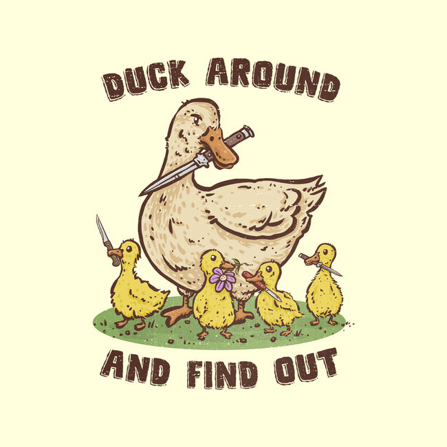 Duck Around-None-Glossy-Sticker-kg07