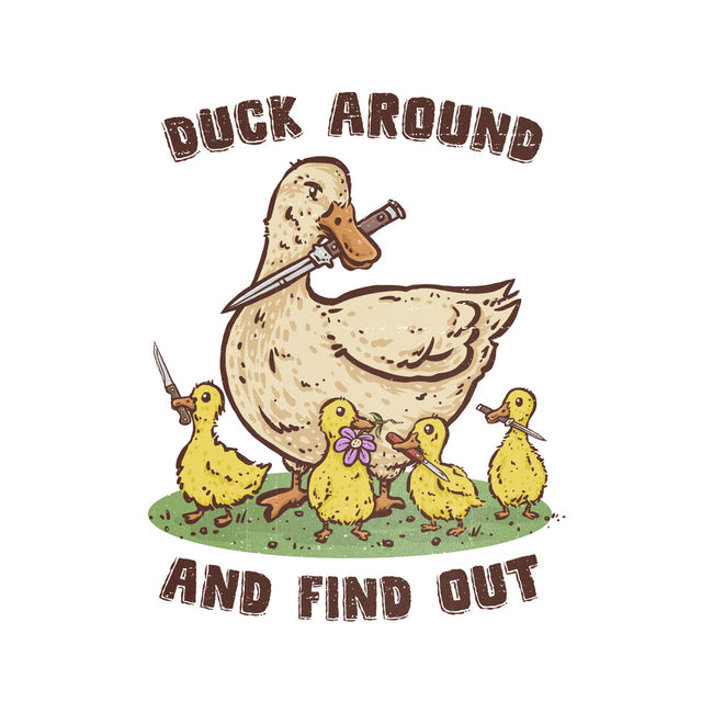 Duck Around-Unisex-Crew Neck-Sweatshirt-kg07