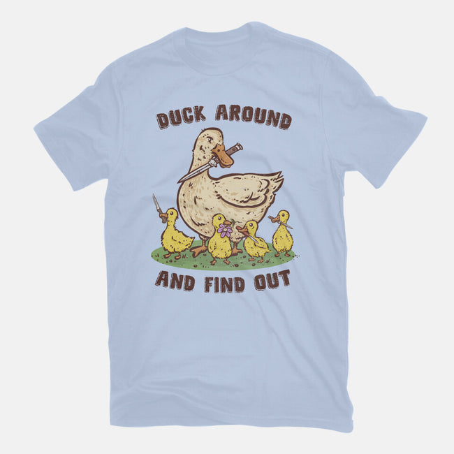 Duck Around-Unisex-Basic-Tee-kg07