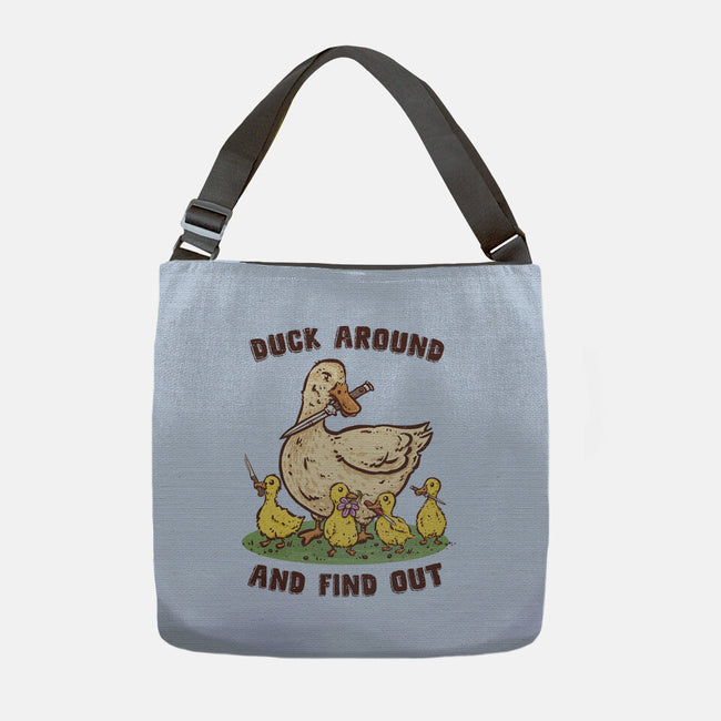 Duck Around-None-Adjustable Tote-Bag-kg07