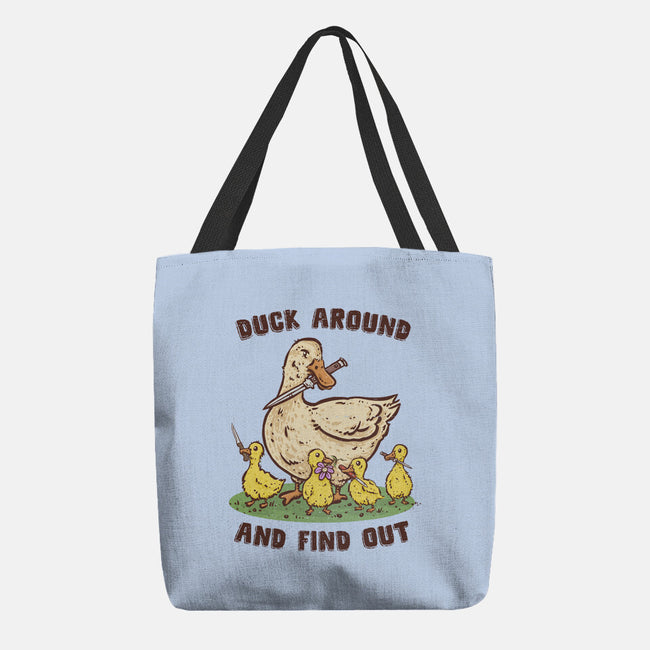 Duck Around-None-Basic Tote-Bag-kg07