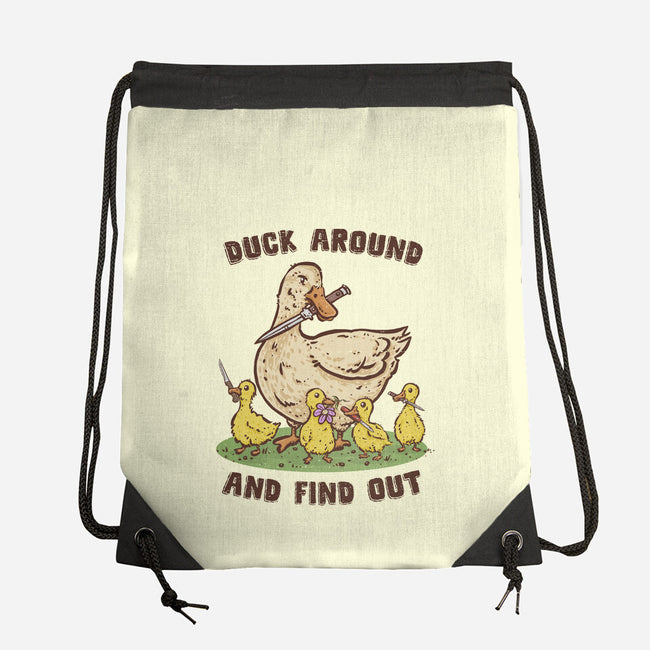 Duck Around-None-Drawstring-Bag-kg07