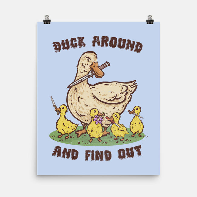 Duck Around-None-Matte-Poster-kg07