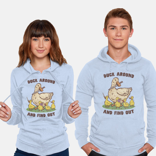 Duck Around-Unisex-Pullover-Sweatshirt-kg07