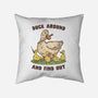 Duck Around-None-Non-Removable Cover w Insert-Throw Pillow-kg07