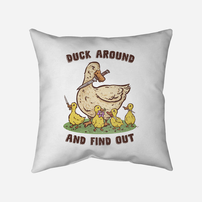 Duck Around-None-Removable Cover w Insert-Throw Pillow-kg07