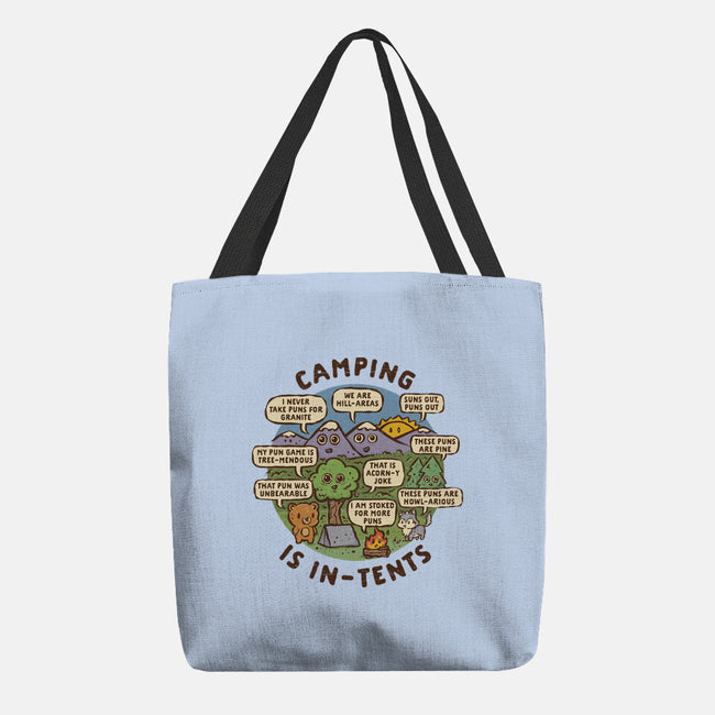 Camping Is In-Tents-None-Basic Tote-Bag-kg07