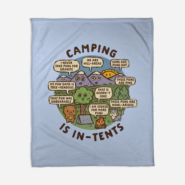 Camping Is In-Tents-None-Fleece-Blanket-kg07