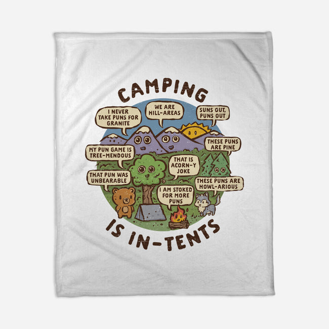 Camping Is In-Tents-None-Fleece-Blanket-kg07