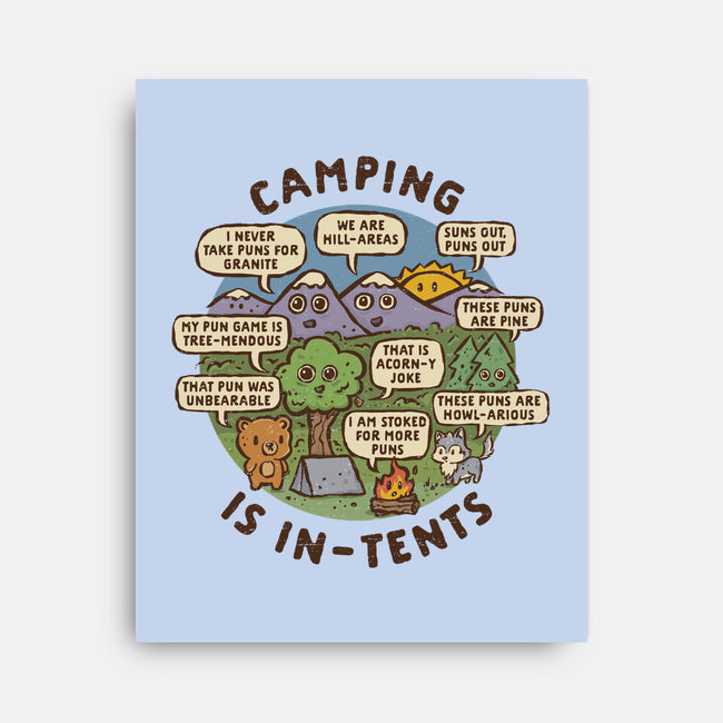 Camping Is In-Tents-None-Stretched-Canvas-kg07