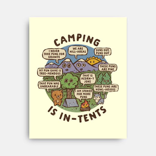 Camping Is In-Tents-None-Stretched-Canvas-kg07