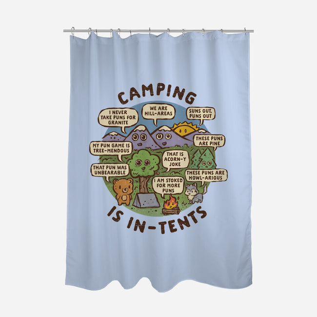 Camping Is In-Tents-None-Polyester-Shower Curtain-kg07