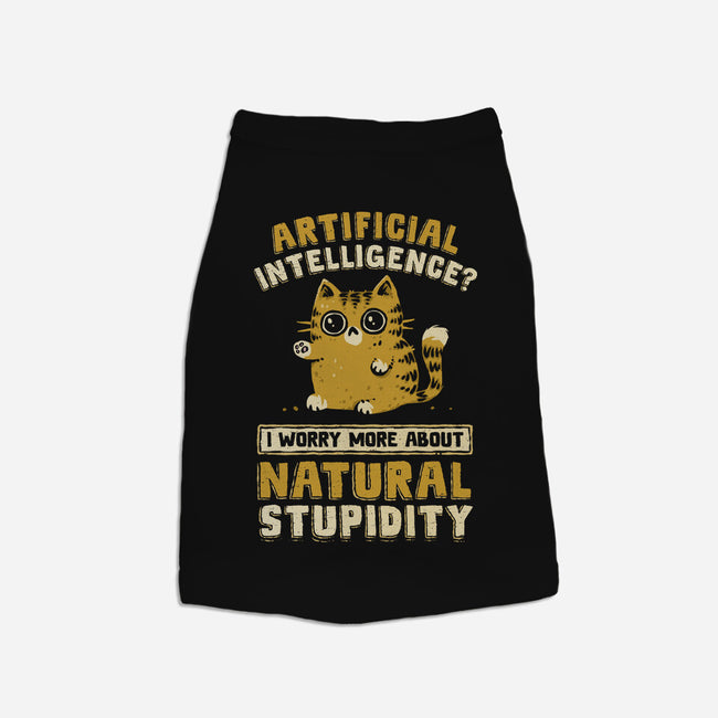 Natural Stupidity-Dog-Basic-Pet Tank-kg07