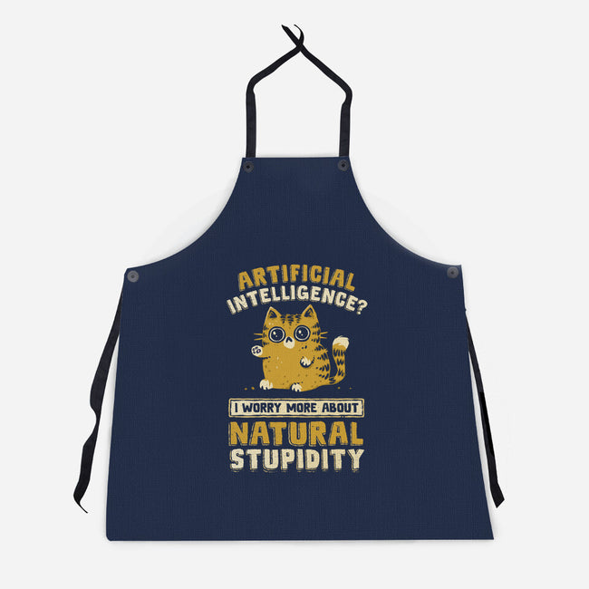 Natural Stupidity-Unisex-Kitchen-Apron-kg07