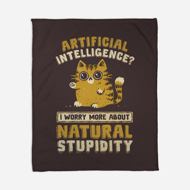 Natural Stupidity-None-Fleece-Blanket-kg07