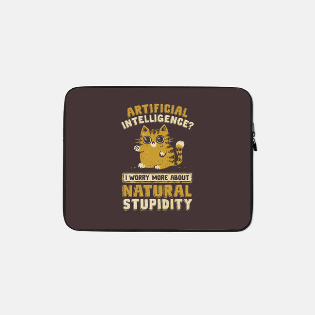 Natural Stupidity-None-Zippered-Laptop Sleeve-kg07