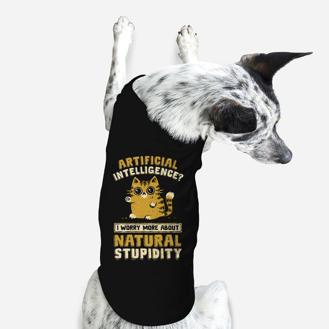 Natural Stupidity-Dog-Basic-Pet Tank-kg07