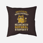 Natural Stupidity-None-Non-Removable Cover w Insert-Throw Pillow-kg07