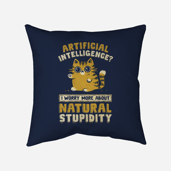 Natural Stupidity-None-Non-Removable Cover w Insert-Throw Pillow-kg07