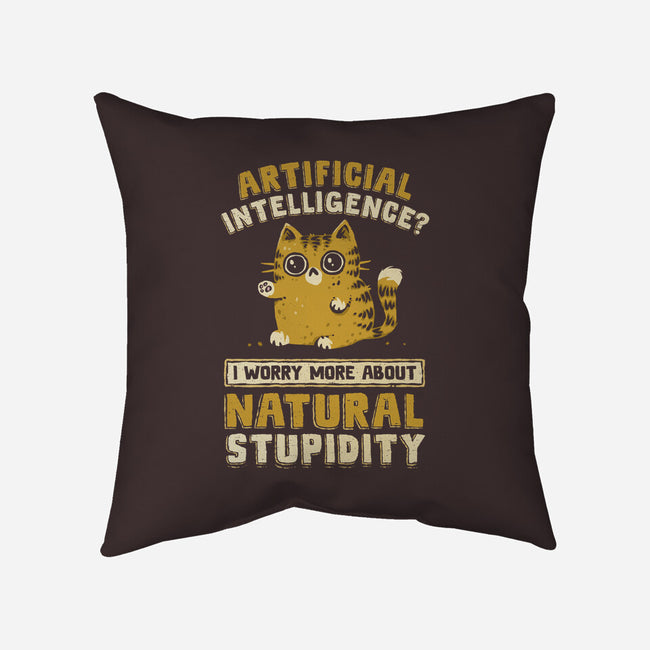 Natural Stupidity-None-Removable Cover w Insert-Throw Pillow-kg07