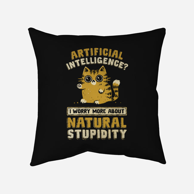 Natural Stupidity-None-Removable Cover-Throw Pillow-kg07