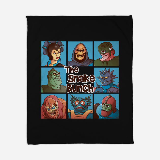 The Snake Bunch-None-Fleece-Blanket-Skullpy